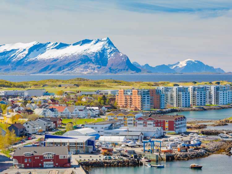 Panorama of Norwegian City Bodo, Norway.; Shutterstock ID 1091445611; Invoice Number: -