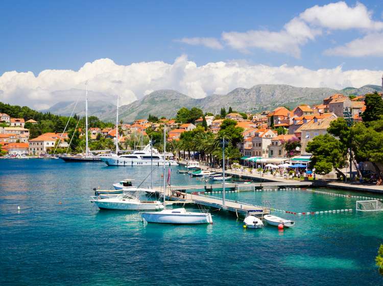 Cavtat town near Dubrovnik in Croatia