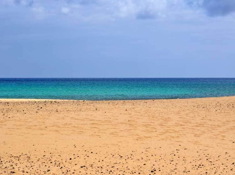 corralejo beach, dunes amd the atlantic ocean view on fuerteventura canary island in spain; Shutterstock ID 755582566