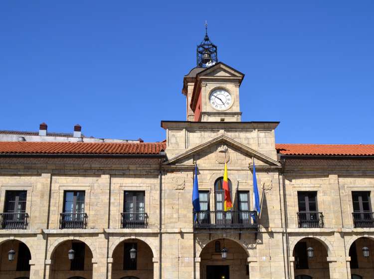 Aviles city hall in Asturias, Spain; Shutterstock ID 144334825; Invoice Number: -