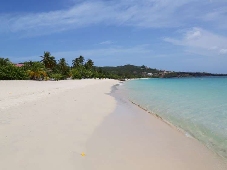 Sunny day at Grand Anse Beach in Grenada.; Shutterstock ID 663143266; Invoice Number: -