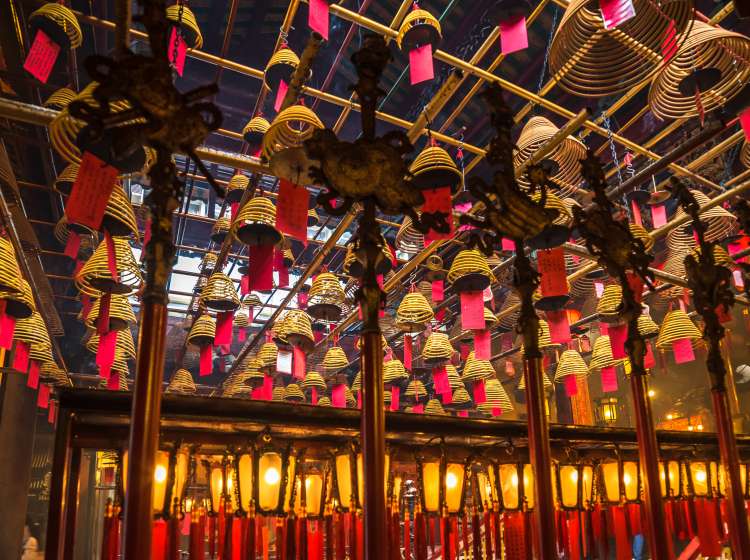 Interior of Man Mo Temple in Hong Kong; Shutterstock ID 1111068146; Invoice Number: -