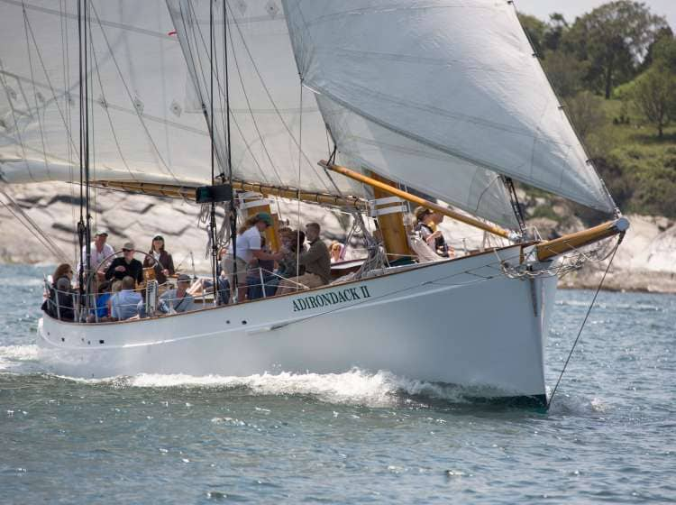 Adirondack II sailing in Newport, RI.