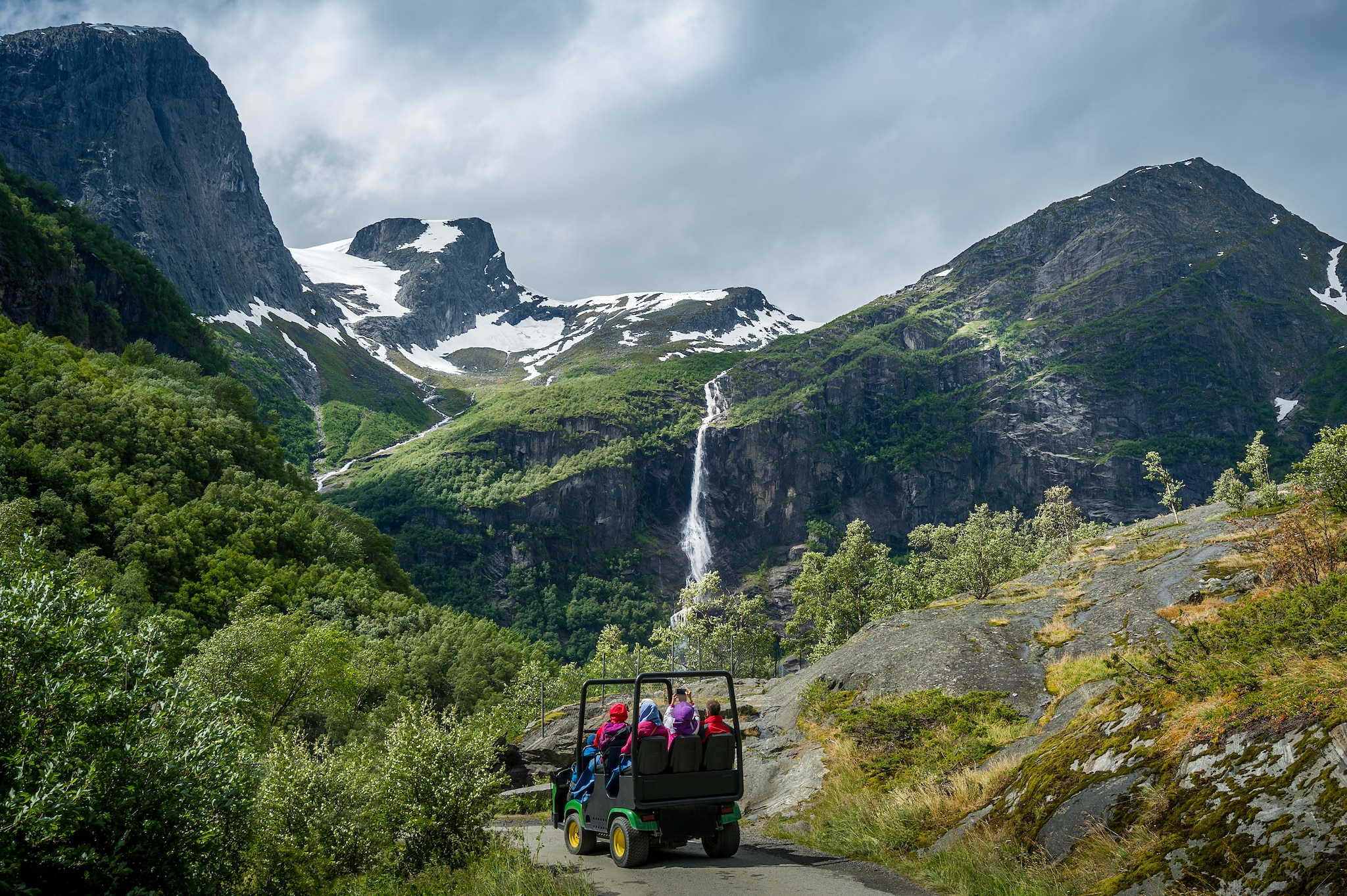 Briksdal Glacier by Troll Car