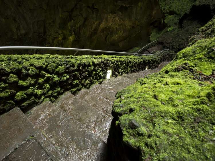 Algar do Carvao Caves, Terceira Island, Azores, Portugal, Europe on August 27, 2017; Shutterstock ID 751176730; Purchase Order: -