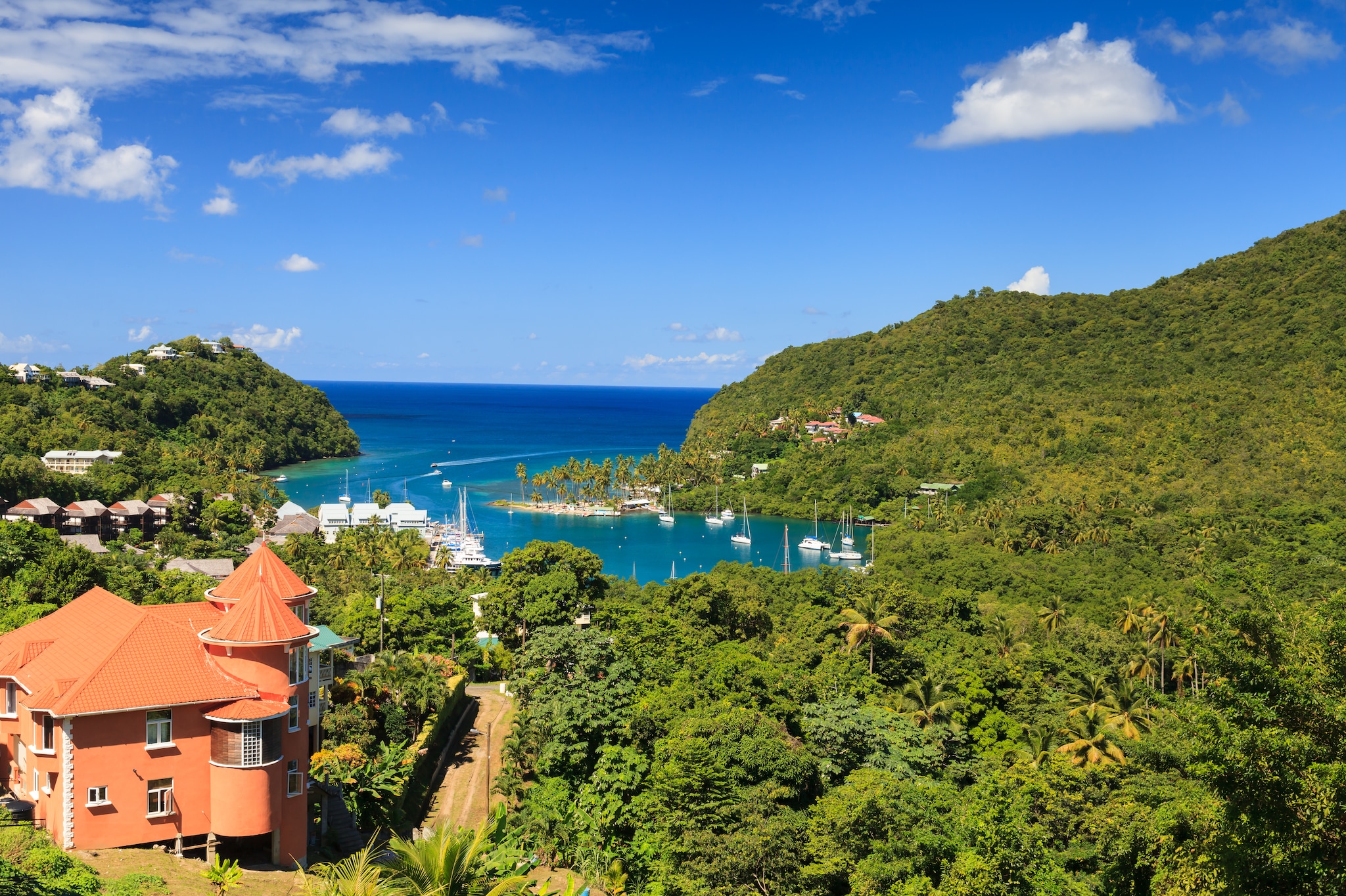 Scenes of St Lucia and Lunch at Orlando’s