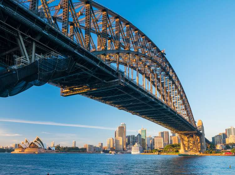 Downtown Sydney skyline with blue sky in Australia; Shutterstock ID 644992801; Invoice Number: -