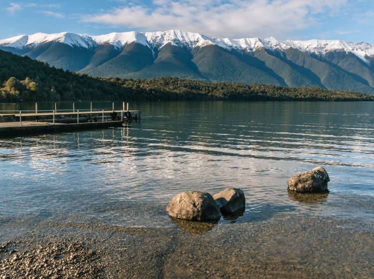 lake Rotoiti in winter, Nelson Lakes National Park, New Zealand; Shutterstock ID 1136426822; Invoice Number: -