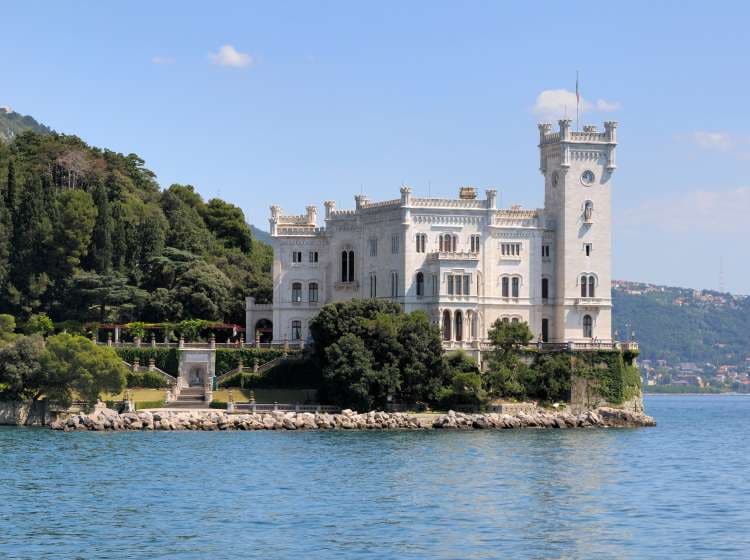 Miramare Castle in Trieste (Italy)