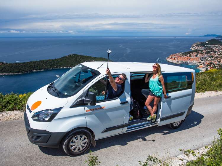 Exploring the surrounding cliffs above Dubrovnik provide stunning views over the coastal city.