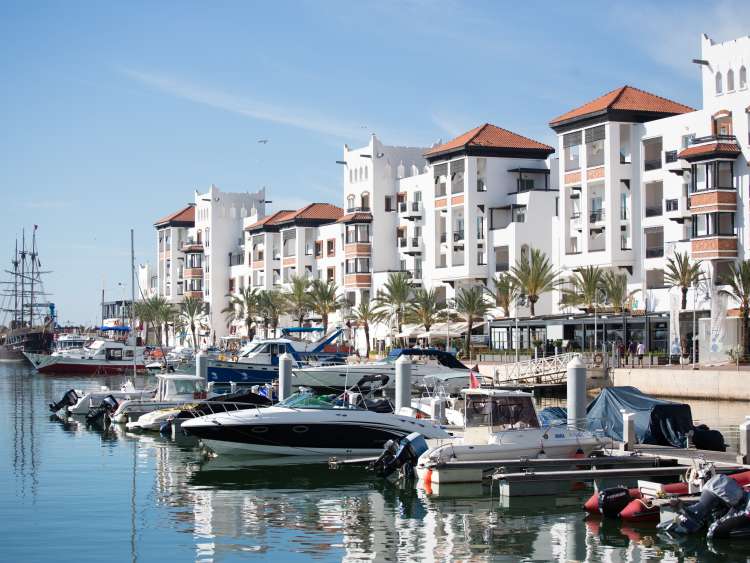 Harbour with boats, Agadir, Morocco