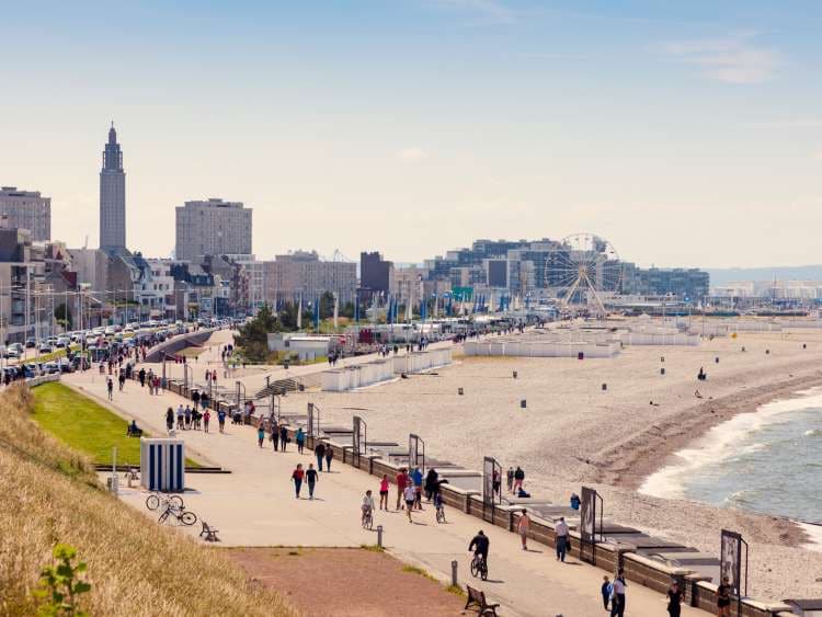 Panorama of Le Havre. 
Le Havre, Normandy, France.