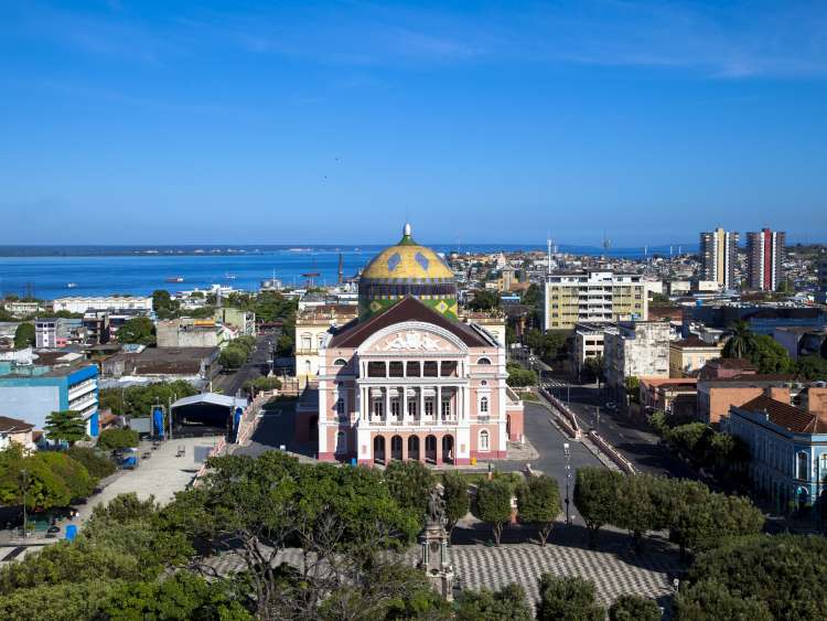 Buildings by the sea