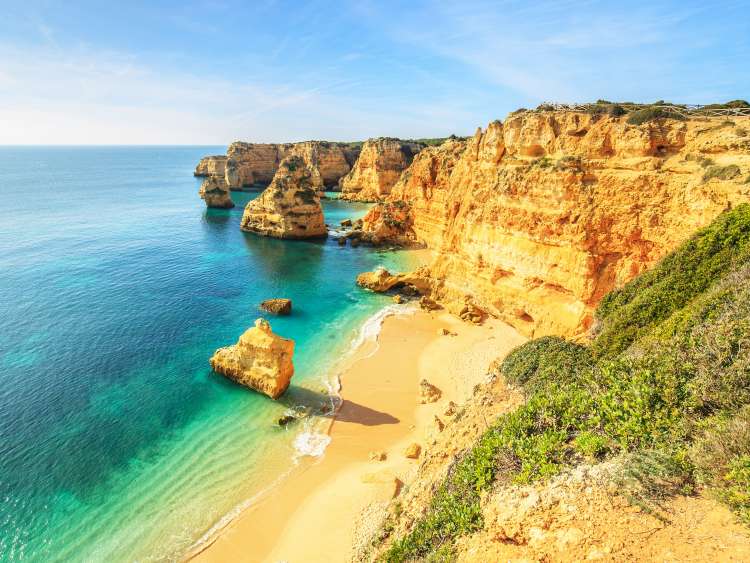 Cliffside next to beach 