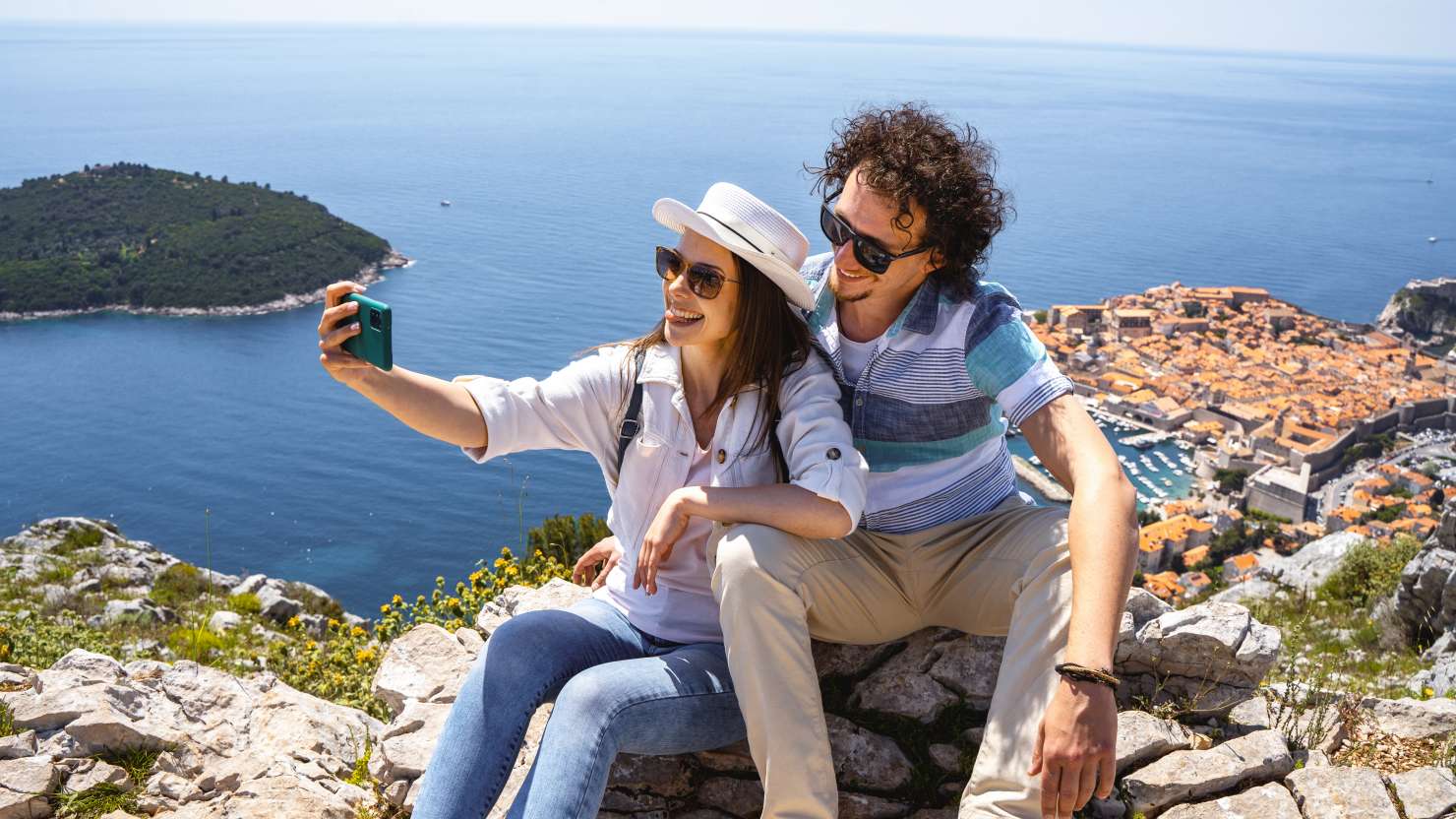 Capture the moment at the viewpoint of Dubrovnik