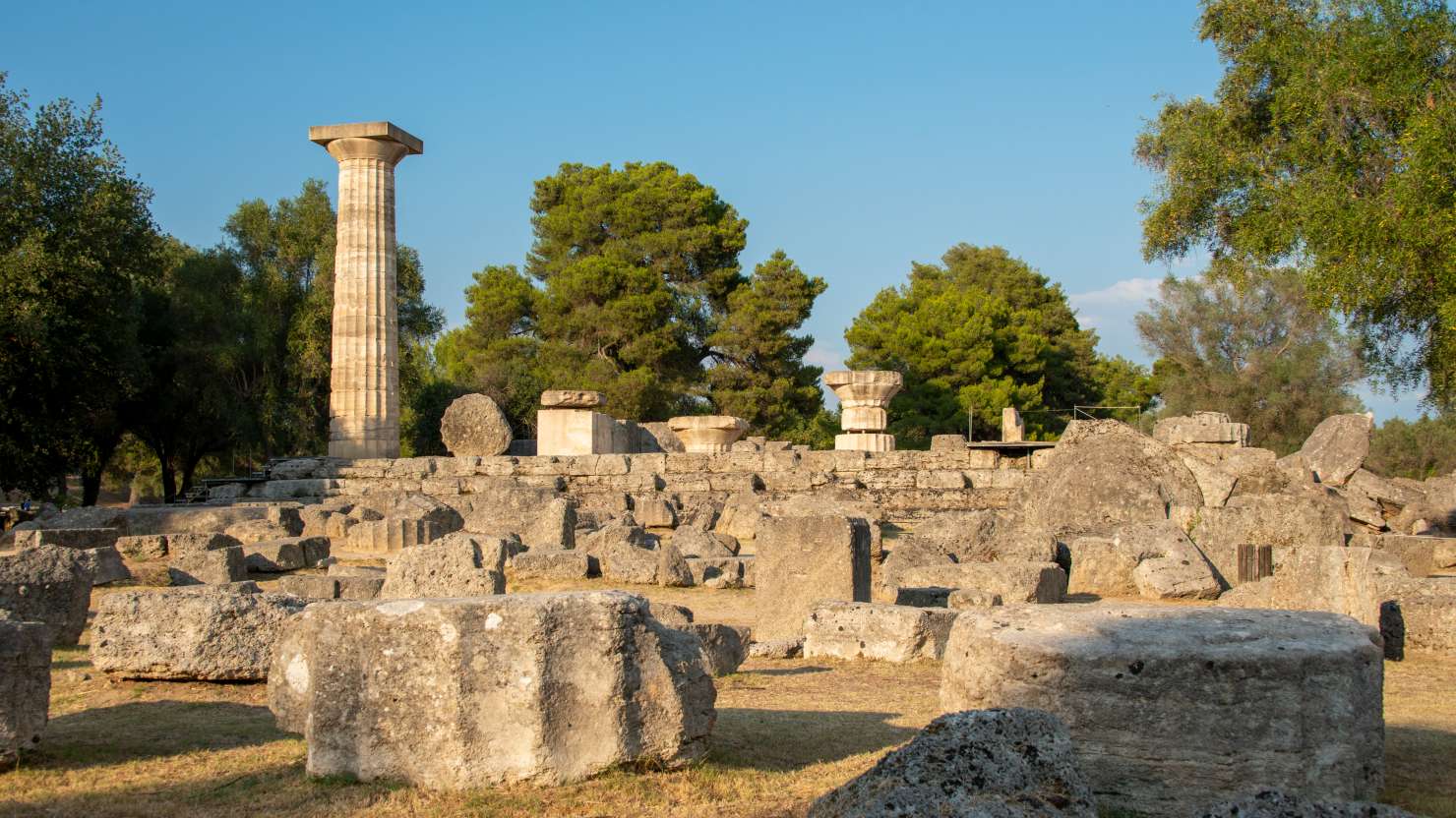 Ancient ruins, Olympia.