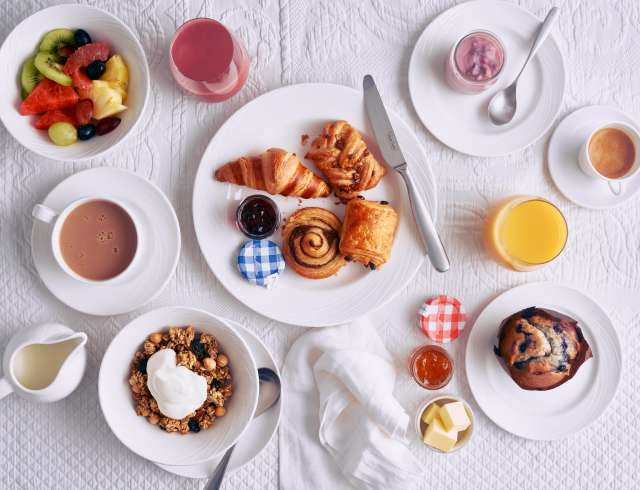 Room service breakfast