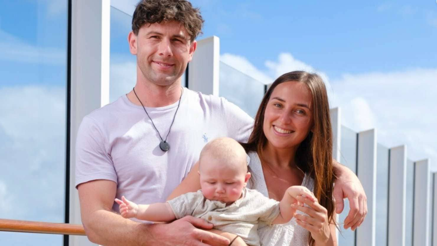 Ben, Alesha and Bodhi Smith