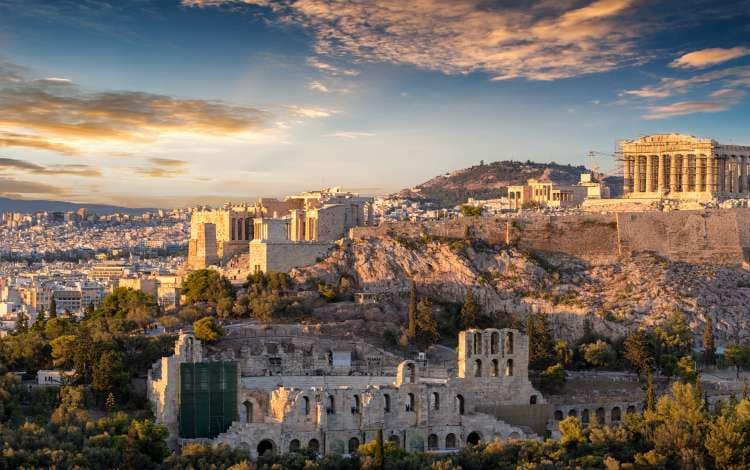 panoramic view of Athens