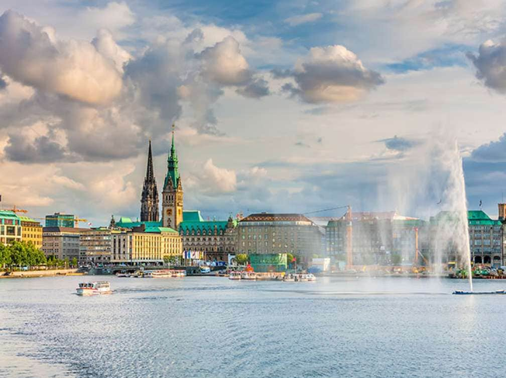 Buildings in Hamburg