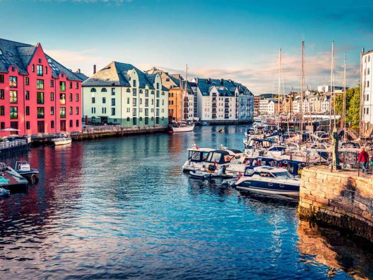 View of Alesund, Norway