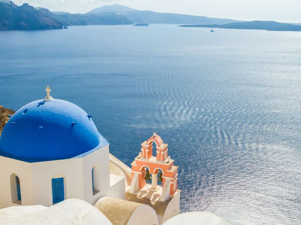 Santorini in Greece 