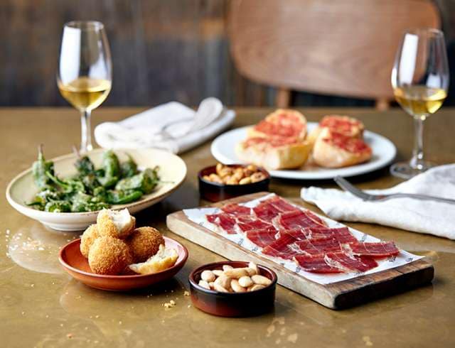 Tapas at the Glass House on board P&O Cruises ships