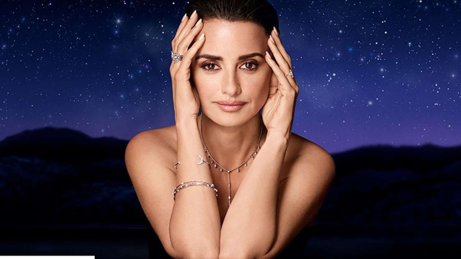 Penelope Cruz advertising the Moonsun Collection for Atellier Swarovski