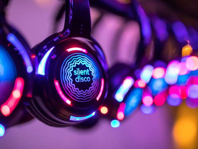 Silent Disco Headphones, Silent disco takes place on a number of our cruise ships